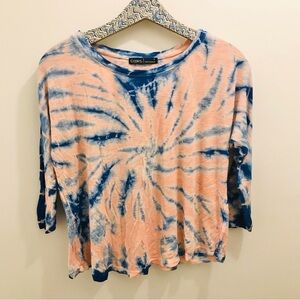 Gypsy 05 Tie Dye T-Shirt small pink blue top tee